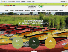 Tablet Screenshot of mazurypttk.pl